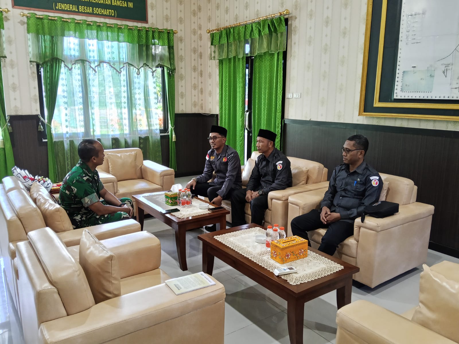 Silaturahmi dengan Dandim 0109 Aceh Singkil