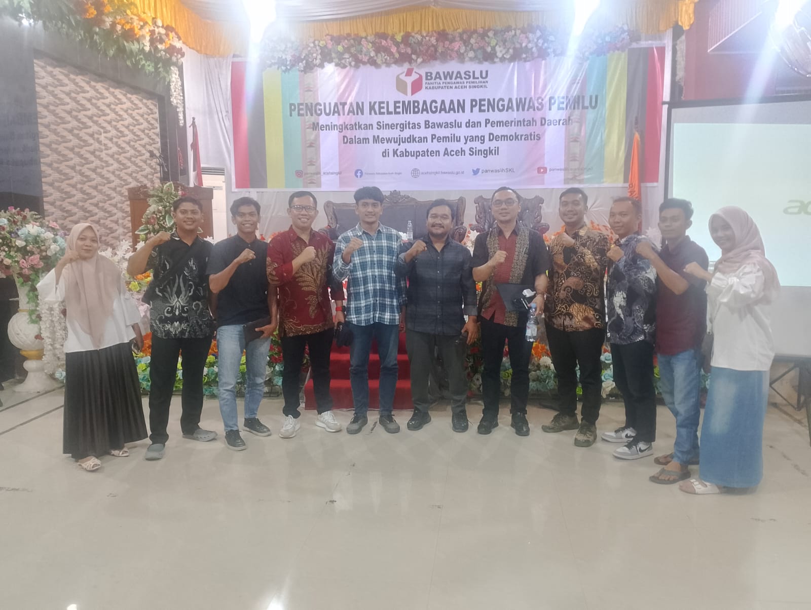 Kegiatan penguatan kelembagaan Bawaslu Aceh Singkil 