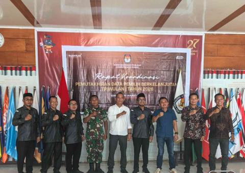Rapat Koordinasi Pemutakhiran Daftar Pemilih Berkelanjutan Triwulan 1 Tahun 2026