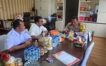 Audiensi dengan kapolres aceh singkil 