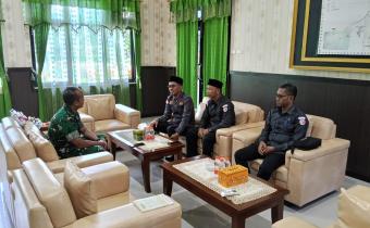 Silaturahmi dengan Dandim 0109 Aceh Singkil